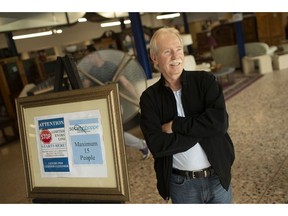 Dave Leslie, president of Society of St. Vincent de Paul, is seen at the re-opened main store at 1245 Lauzon Rd. on Friday, May 22, 2020.