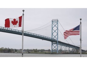 WINDSOR, ON. MAY 19, 2020 -  The Ambassador Bridge is shown on Tuesday, May 19, 2020.