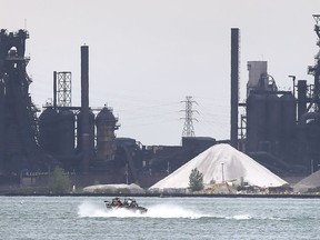 The U.S. Steel facility on Zug Island in River Rouge, MI. is shown on Wednesday. May 27, 2020. A virtual meeting on the facility's future has been scheduled.