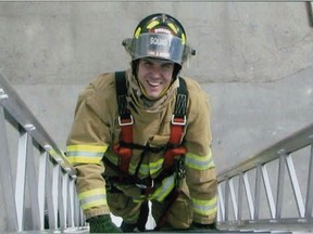 Windsor firefighter Chris Parent, seen in this photo supplied by his family, died Sunday at the age of 46 following a lengthy battle with kidney cancer.