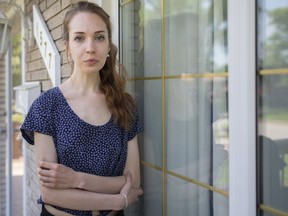 Juliana Winik, who struggles with an eating disorder, is pictured outside her home where she recently recovered from COVID-19, Friday, June 5, 2020.