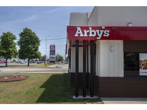 WINDSOR, ONT:. JUNE 20, 2020 -- Arby's on Tecumseh Road East where officers with the Windsor Police Service were allegedly refused service, is pictured Saturday, June 20, 2020.
