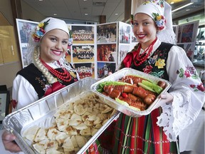 One of Windsor's favourite annual summer events, Carrousel of the Nations, goes online this year due to COVID-19. Shown here on June 4, 2019, helping announce last year's lineup were Olivia Stanco, left, and Klaudia Blonka, representing the Polish village.