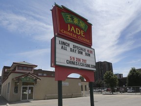 WINDSOR, ON. JUNE 8, 2020 -  The Jade Chinese Cuisine restaurant in Windsor, ON. is shown on Monday, June 8, 2020. The landlord locked out the tenants that run the business.