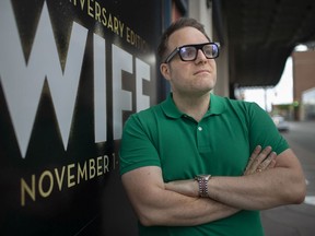 Vincent Georgie, executive director of the Windsor International Film Festival, outside the WIFF box office in downtown Windsor on June 24, 2020. WIFF organizers have decided to cancel the 2020 edition due to COVID-19 concerns.