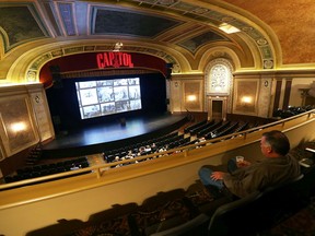 The interior of the Capitol Theatre in Windsor before a WIFF screening on Nov. 1, 2016.