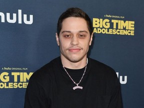 Comedian Pete Davidson attends the premiere of Hulu's "Big Time Adolescence" at Metrograph on March 5, 2020 in New York City.