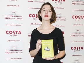 Sally Rooney attends the 2019 Costa Book Awards held at Quaglino's on Jan. 29, 2019 in London.