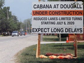 The Ontario and Canadian governments announced Tuesday they're contributing $783,184 and $939,915 respectively to Phases 3 and 4 of the Cabana Road Corridor Improvements project, with the City of Windsor spending $12.2 million. It was one of 10 local projects receiving government help in an announcement made Tuesday.