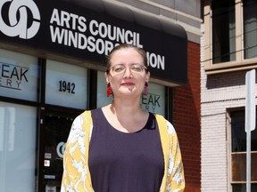 Julie Tucker, director of public programs and advocacy at Arts Council of Windsor and Region Friday.