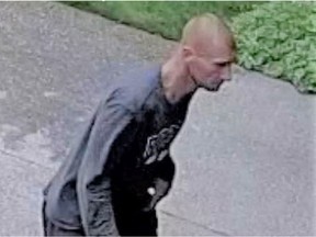 WINDSOR, ON. Tuesday, July 28, 2020 -- Windsor police are asking for the public's help identifying this man suspected of taking items from an open garage in South Walkerville on Tuesday, July 21, 2020.