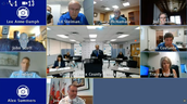 A screen shot from Thursday's Windsor-Essex County Health Unit virtual board meeting.