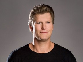 Bob Probert in a promo shot for Battle of the Blades in 2009
