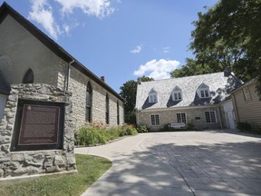 The exteriors of the Amherstburg Freedom Museum and the Nazrey A.M.E. Church are shown on Tuesday.