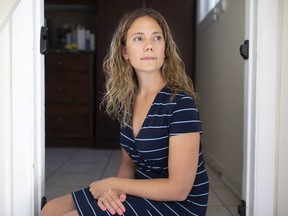 Danielle Campo-McLeod is pictured at her home in South Windsor, Friday, July 17, 2020. Campo McLeod was transferred to University Hospital Sunday night where she remains in critical condition and on life support. A decorated Paralympic swimmer,she gave birth to her own daughter, Morgan, three weeks ago followed by a series of unexpected medical complications that has left her in septic shock.