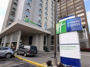 The Holiday Inn Express on Riverside Drive has become a residence for Windsor Regional Hospital workers during the pandemic. City council has agreed to waive its 2020 property taxes.