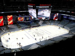 Rogers Place in Edmonton has been host to the Western Conference games since the NHL returned to play.