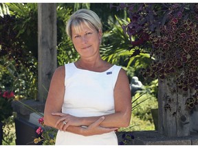 Jennifer Jones of the Rotary Club of Windsor-Roseland has been named Rotary International's president for 2022-23. She is shown outside her LaSalle home on Saturday, Aug. 8, 2020.