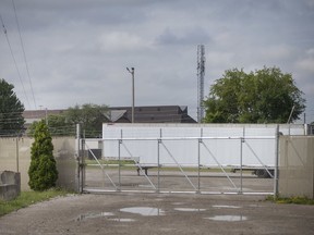 A truck yard located at Metcalfe Street and Drouillard Road, is pictured Tuesday, August 4, 2020.