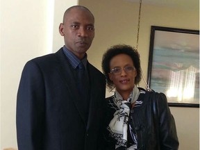 This is a 2017 picture of Theodore Ntahonsigaye and his wife Christine.