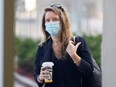 Katie Telford, Chief of Staff to Prime Minister Justin Trudeau, arrives at a cabinet retreat in Ottawa, Sept. 14, 2020.