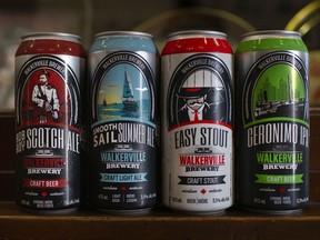Walkerville Brewery snatched four awards at the Canadian Brewing Awards over the weekend, earning two silvers for its Easy Stout and Geronimo IPA, and two bronze for its Smooth Summer Ale and its Rob Roy Scotch Ale, pictured at the brewery, Tuesday, Sept. 15, 2020.