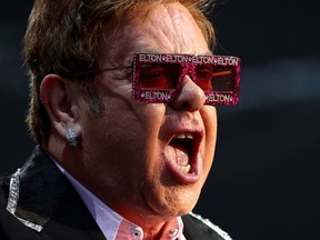 Elton John performs on stage during Montreux Jazz Festival, as part of his "Farewell Yellow Brick Road Tour", Switzerland June 29, 2019.