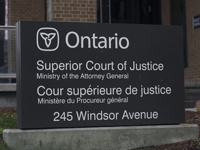 The Superior Court of Justice in Windsor, ON. is shown on Wednesday, December 4, 2019.