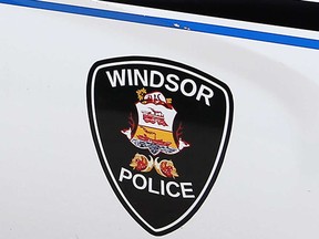 Windsor Police Service insignia on a vehicle.
