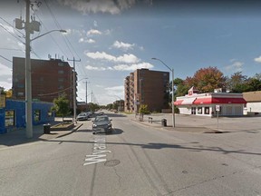 The 1900 block of Wyandotte Street West is shown in this October 2018 Google Maps image.