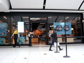 Brick-and-mortar Amazon store opens in the Willowbrook mall on Amazon prime day on Oct. 13, 2020 in Wayne, N.J.