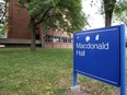 Shameful history? Sir John A. Macdonald Hall at the University of Windsor.