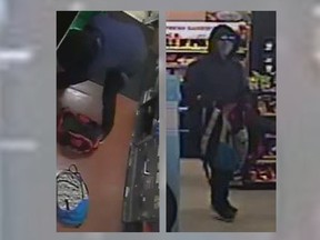 Windsor police are looking for this suspect, who they consider armed and dangerous following a convenience store robbery on Seminole Street on Sunday, Oct. 11, 2020.