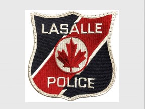 This old LaSalle police logo was created in 1991 and was replaced this month with a new shoulder flash design.