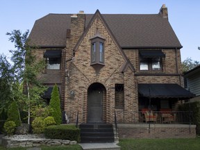 A home at 436 Askin Ave., is pictured, Tuesday, Oct. 13, 2020. Neighbours are opposed to the building of a large structure behind the home for student housing.