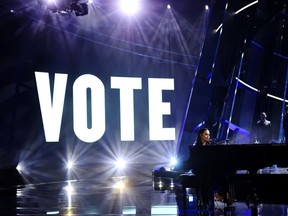 Demi Lovato performs onstage for the 2020 Billboard Music Awards broadcast on October 14, 2020 at the Dolby Theatre in Los Angeles, California.