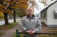 Will Toffan, author of Watching the Devil Dance, stands where Matthew Lamb's 1966 shooting spree occurred on Ford Boulevard in Windsor. Photographed Oct. 27, 2020.