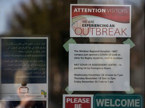 Outbreak notice posted at Begley Public School