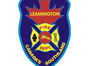The Leamington fire department logo.