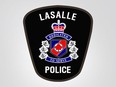 Handout photo from LaSalle POL.ICE, showing new shoulder flash.  LaSalle Police cruisers do NOT have the new logo, yet.  Handout photo for Windsor Star.