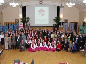 Participants of 22nd Polish-Canadian Business Society Dinner, Dom Polski Hall, November 24, 2017.