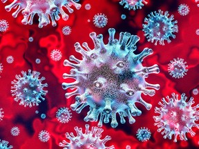 This illustration shows the novel coronavirus.