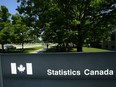 A Statistics Canada sign is pictured in Ottawa on Wednesday, July 3, 2019.