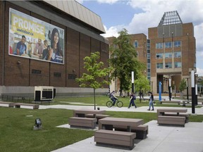 The University of Windsor campus is shown in this May 2017 file photo.