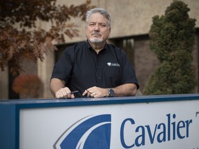 Tim Galbraith, Cavalier Tool sales manager, is pictured, Thursday, Nov. 5, 2020.