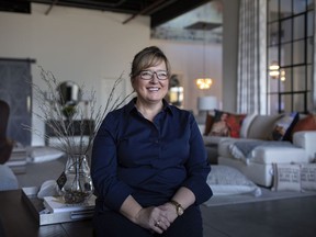 Carol Papps, co-owner of recently opened, Carlyle Interiors, is pictured Tuesday, Nov. 3, 2020.