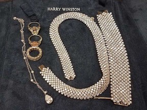 Images of jewelry items that U.S. Customs and Border Protection officers seized at the Detroit-Windsor tunnel on Nov. 16, 2020.