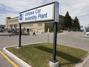 Oshawa's shuttered GM plant.