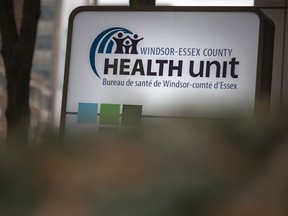 Exterior of the Windsor-Essex County Health Unit, photographed Nov. 17, 2020.