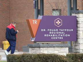 Windsor, Ontario. December 8, 2020. Exterior of Hotel-Dieu Grace Healthcare's Taufour Rehab Centre on Prince Road Tuesday.  (NICK BRANCACCIO/Windsor Star)